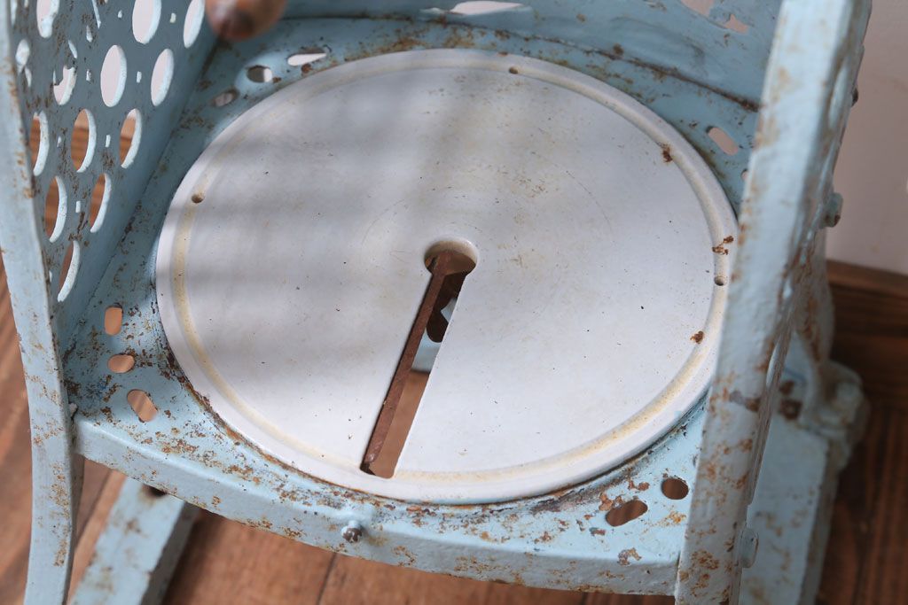 アンティーク雑貨　昭和レトロ　手動かき氷機　ふくらく号