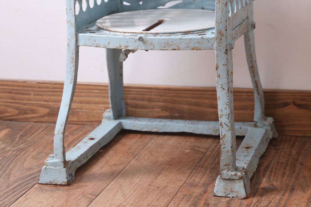 アンティーク雑貨　昭和レトロ　手動かき氷機　ふくらく号