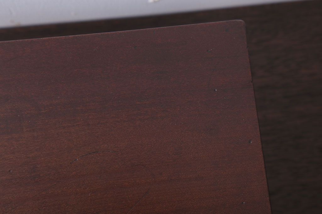 アンティーク家具　和製アンティーク　古い木製の小さな花台(飾り台)(2)