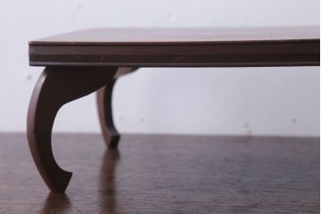 アンティーク家具　和製アンティーク　古い木製の小さな花台(飾り台)(2)