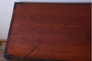 アンティーク家具　古民具・骨董　明治期　脚付き時代箪笥(衣装箪笥)