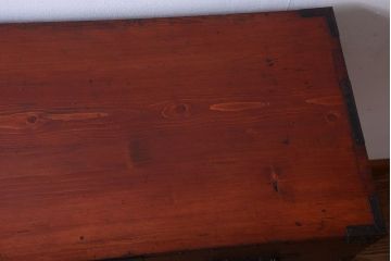 アンティーク家具　古民具・骨董　明治期　脚付き時代箪笥(衣装箪笥)