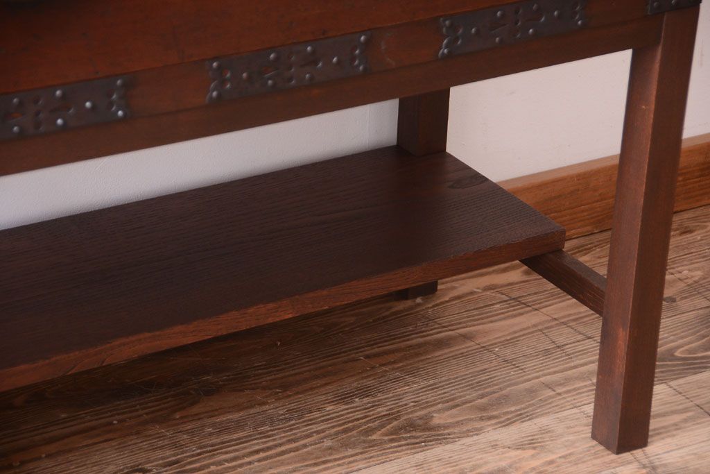 アンティーク家具　古民具・骨董　明治期　脚付き時代箪笥(衣装箪笥)