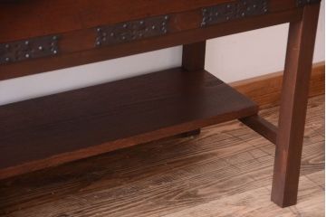 アンティーク家具　古民具・骨董　明治期　脚付き時代箪笥(衣装箪笥)