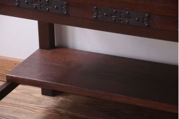 アンティーク家具　古民具・骨董　明治期　脚付き時代箪笥(衣装箪笥)