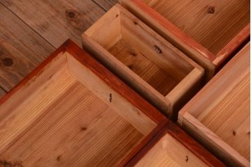 アンティーク家具　古民具・骨董　明治期　隠し付き!脚付き観音箪笥ローボード(衣装箪笥・時代箪笥)