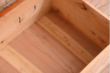 アンティーク家具　古民具・骨董　明治期　観音箪笥ローボード(衣装箪笥・時代箪笥)