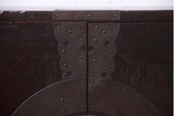 アンティーク家具　古民具・骨董　明治期　観音箪笥ローボード(衣装箪笥・時代箪笥)