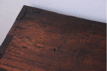 アンティーク家具　古民具・骨董　明治期　総桐材!隠し付き観音箪笥ローボード(衣装箪笥・時代箪笥)