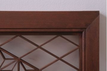 古民具・骨董　古い木のおしゃれな欄間(明かり取り)