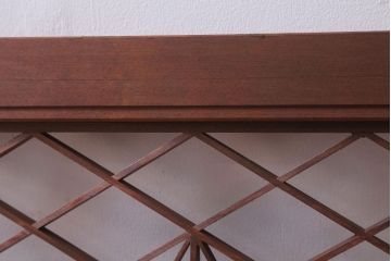古民具・骨董　古い木のおしゃれな欄間(明かり取り)