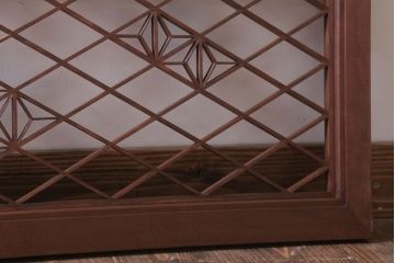 古民具・骨董　古い木のおしゃれな欄間(明かり取り)