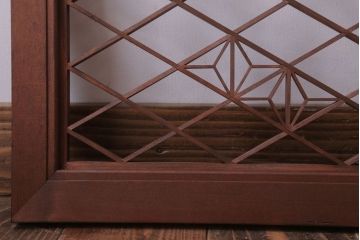 古民具・骨董　古い木のおしゃれな欄間(明かり取り)