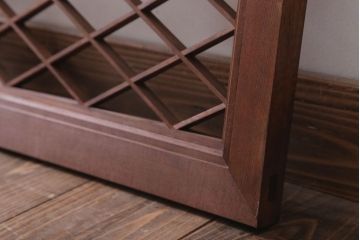 古民具・骨董　古い木のおしゃれな欄間(明かり取り)