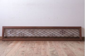古民具・骨董　古い木のおしゃれな欄間(明かり取り)