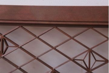 古民具・骨董　古い木のおしゃれな欄間(明かり取り)