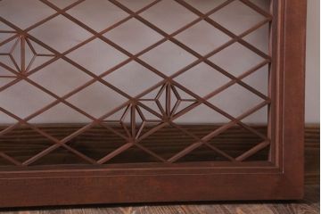 古民具・骨董　古い木のおしゃれな欄間(明かり取り)