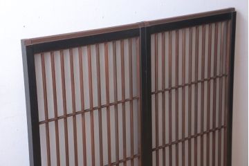 和モダンスタイル　シンプルな書院ガラス戸2枚セット