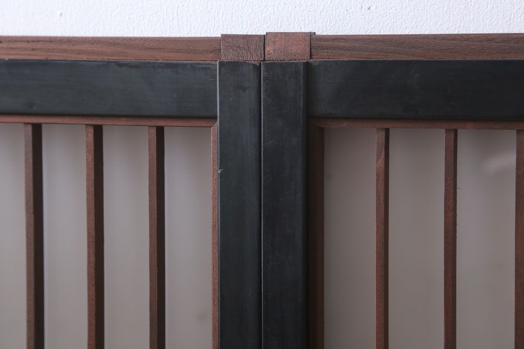 和モダンスタイル　シンプルな書院ガラス戸2枚セット