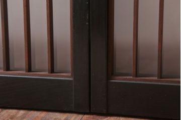 和モダンスタイル　シンプルな書院ガラス戸2枚セット