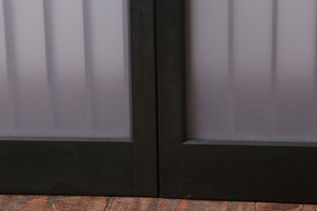 和モダンスタイル　シンプルな書院ガラス戸2枚セット