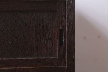 アンティーク家具　古民具・骨董　総栗材!小ぶりなアンティーク高級茶箪笥