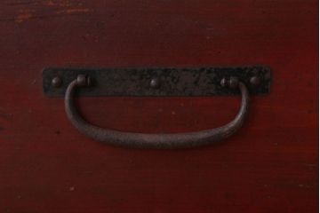 アンティーク家具　古民具・骨董　明治期　観音箪笥ローボード(衣装箪笥・時代箪笥)(2)