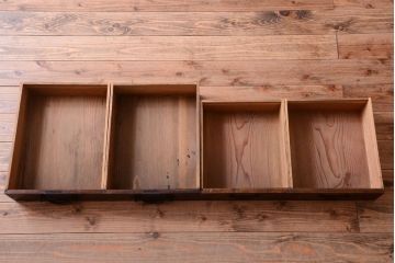 アンティーク家具　古民具・骨董　明治期　和モダンスタイル!収納箪笥サイドボード(水屋箪笥)(1)