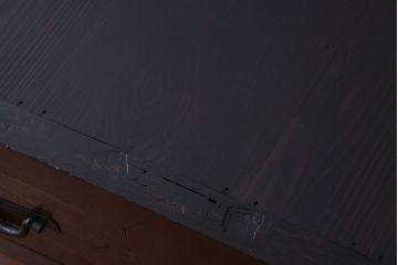 アンティーク家具　古民具・骨董　明治期　和モダンスタイル!収納箪笥サイドボード(水屋箪笥)(1)