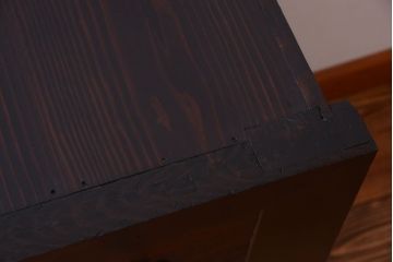 アンティーク家具　古民具・骨董　明治期　和モダンスタイル!収納箪笥サイドボード(水屋箪笥)(1)