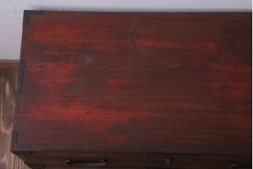 アンティーク家具　古民具・骨董　明治期　古い衣装箪笥ローボード