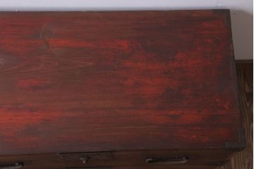 アンティーク家具　古民具・骨董　明治期　古い衣装箪笥ローボード