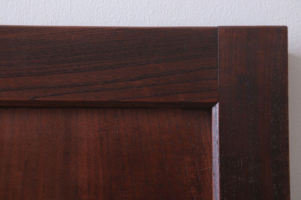 古民具・骨董　総欅材!シンプルなアンティーク板戸