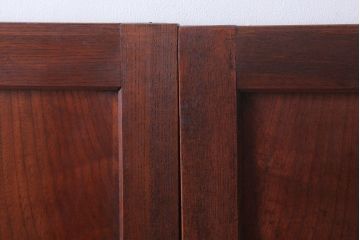 古民具・骨董　総欅材!シンプルなアンティーク板戸