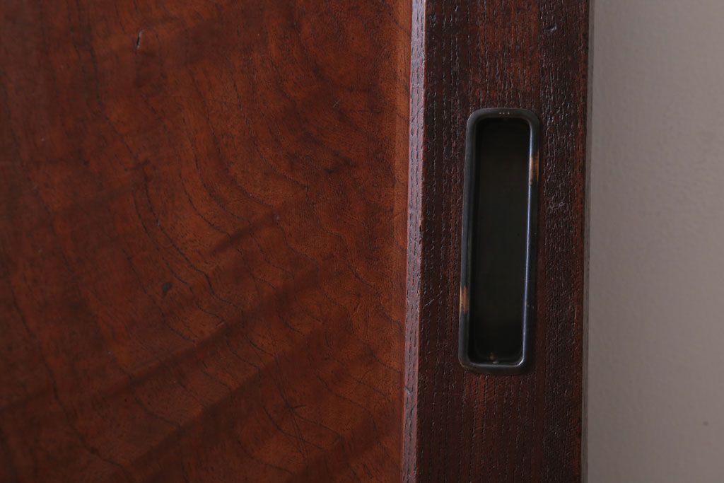 古民具・骨董　総欅材!シンプルなアンティーク板戸