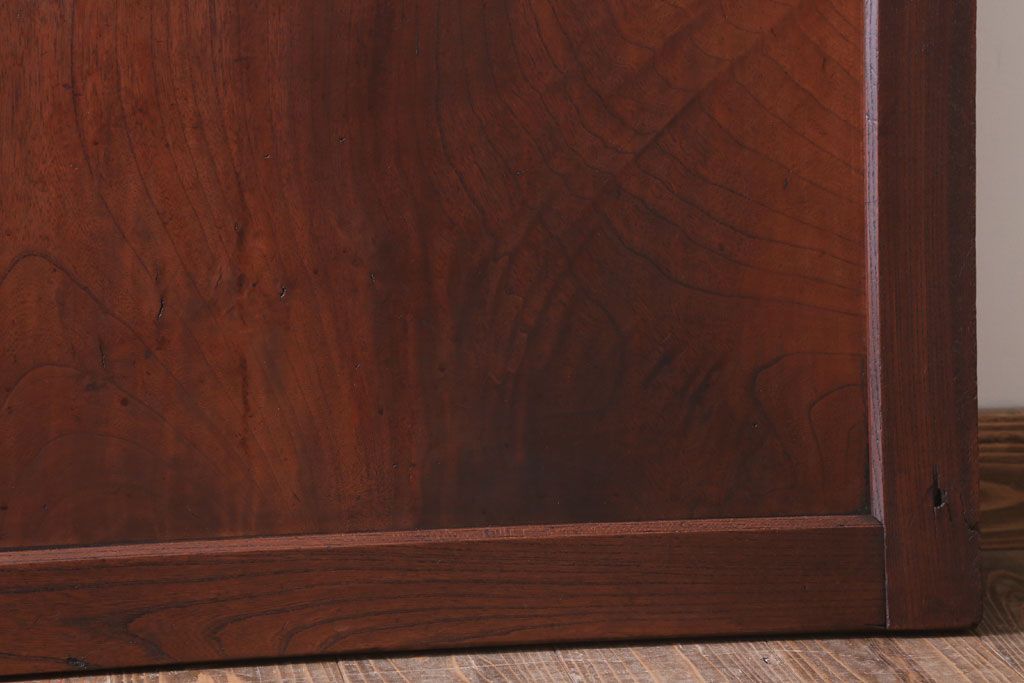 古民具・骨董　総欅材!シンプルなアンティーク板戸