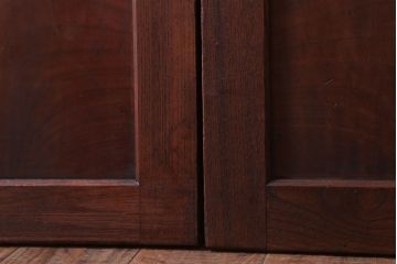 古民具・骨董　総欅材!シンプルなアンティーク板戸