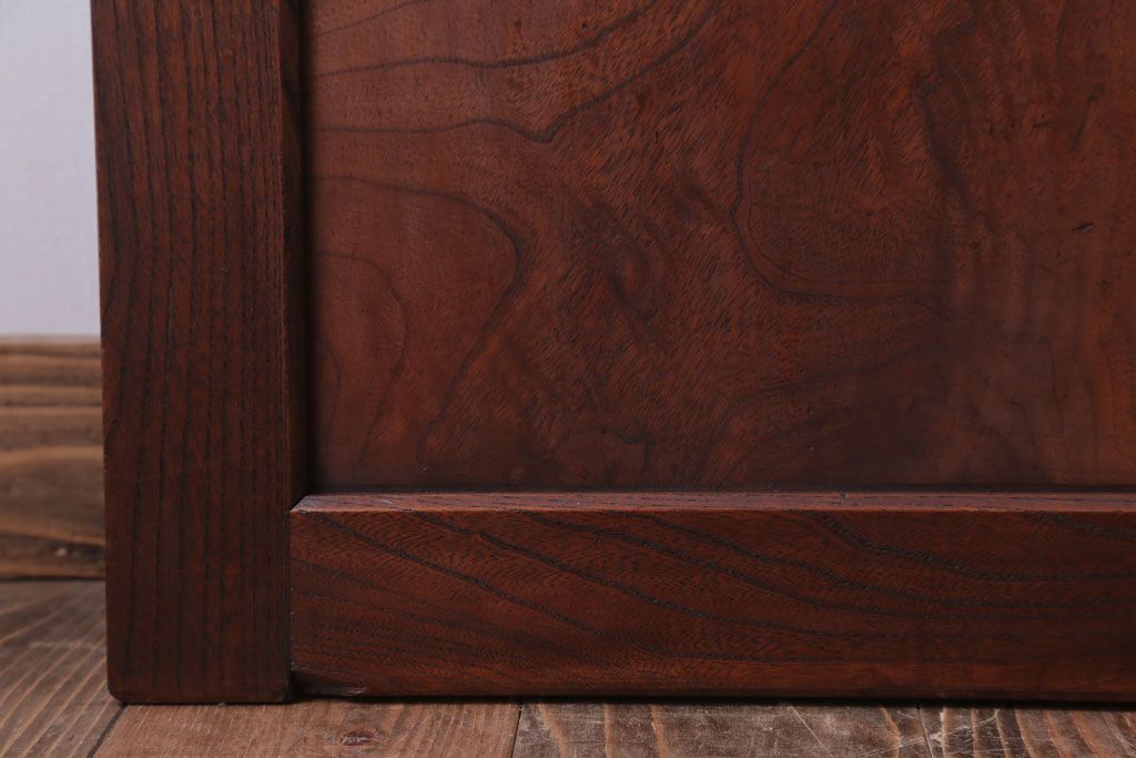 古民具・骨董　総欅材!シンプルなアンティーク板戸