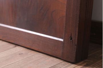 古民具・骨董　総欅材!シンプルなアンティーク板戸