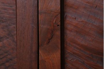 古民具・骨董　総欅材!シンプルなアンティーク板戸