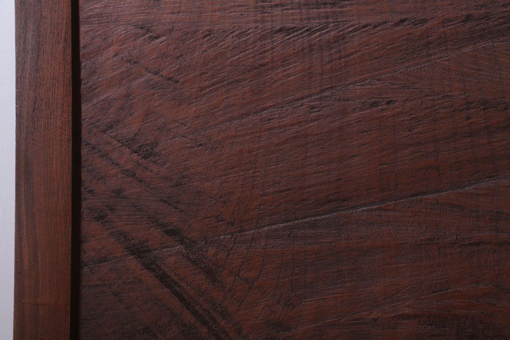 古民具・骨董　総欅材!シンプルなアンティーク板戸