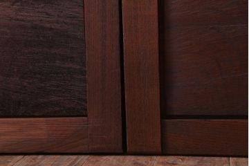 古民具・骨董　総欅材!シンプルなアンティーク板戸