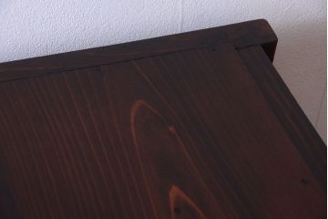 アンティーク家具　古民具・骨董　明治期　和モダンスタイル!収納箪笥ローボード(水屋箪笥、テレビ台、キャビネット、収納棚)(2)