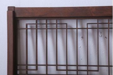 古民具・骨董　古い木の書院戸4枚セット