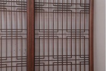 古民具・骨董　古い木の書院戸4枚セット