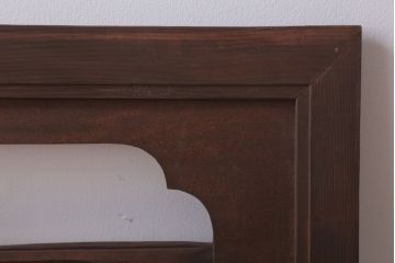古民具・骨董　大正〜昭和期　古い木のアンティーク欄間(2)