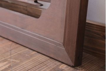 古民具・骨董　大正〜昭和期　古い木のアンティーク欄間(2)