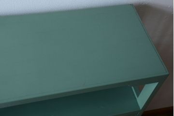 レトロ家具　昭和レトロ　大ぶりなペイント本箱(ブックケース)