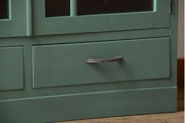 レトロ家具　昭和レトロ　大ぶりなペイント本箱(ブックケース)