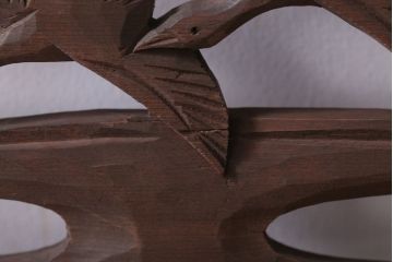 古民具・骨董　大正〜昭和期　古い木のアンティーク欄間